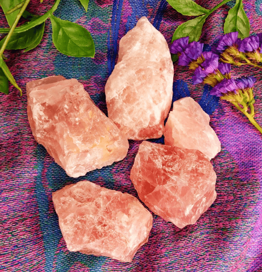 Raw Rose Quartz Wedding Favour/Gift - Spirit and Stardust
