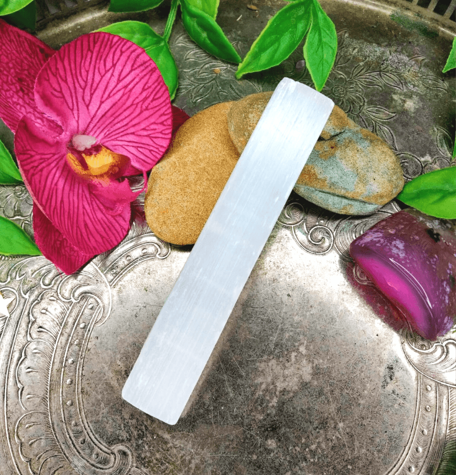 Raw Selenite Rods: The Master - Spirit and Stardust