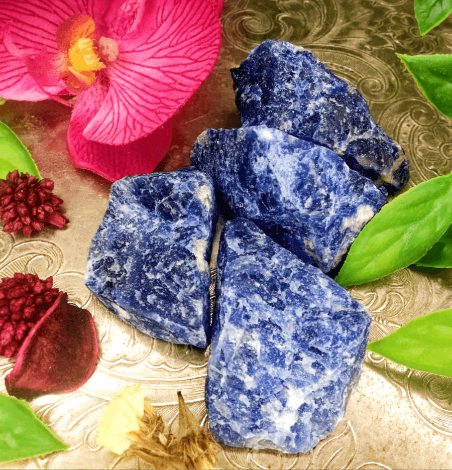 Raw Sodalite: The Stone of Logic - Spirit and Stardust