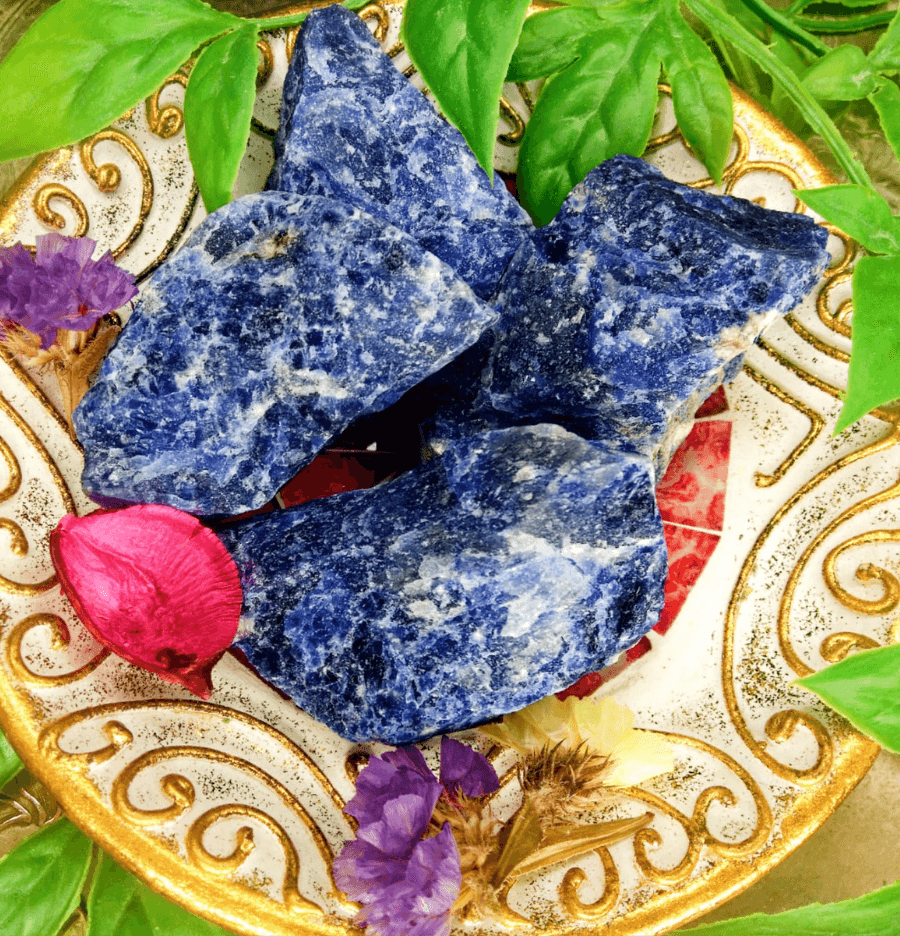 Raw Sodalite: The Stone of Logic - Spirit and Stardust