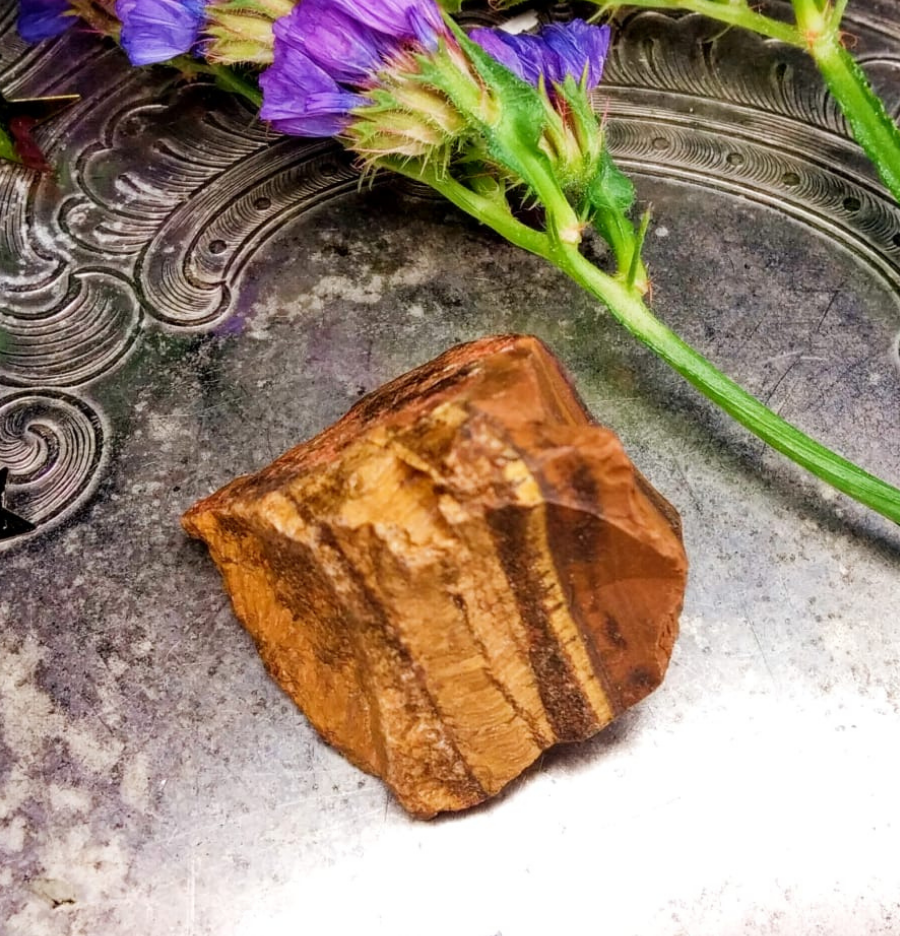 Raw Tiger's Eye: The Stone of All-Knowing