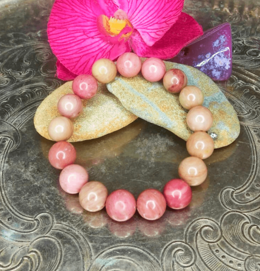 Rhodonite Bracelet For Emotional Healing - Spirit and Stardust