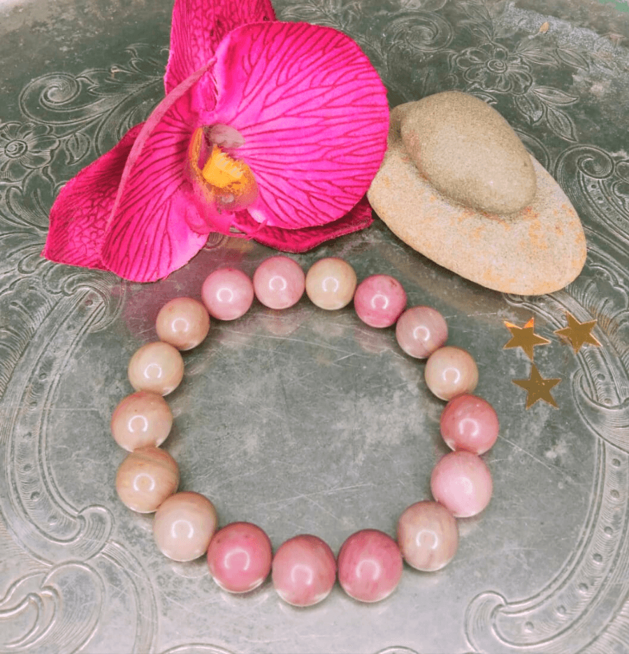 Rhodonite Bracelet For Emotional Healing - Spirit and Stardust
