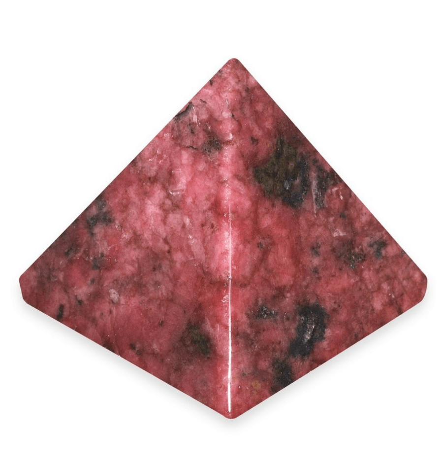 Rhodonite Crystal Pyramid - Spirit and Stardust