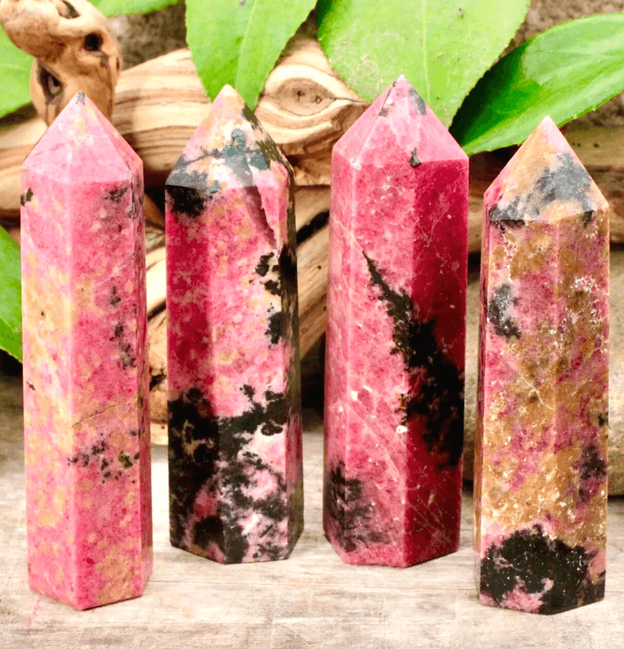 Rhodonite Crystal Generator - Spirit and Stardust