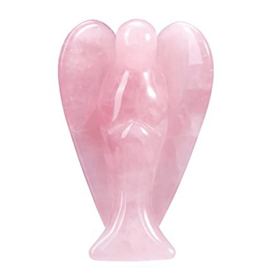 Rose Quartz Crystal Angel - Spirit and Stardust