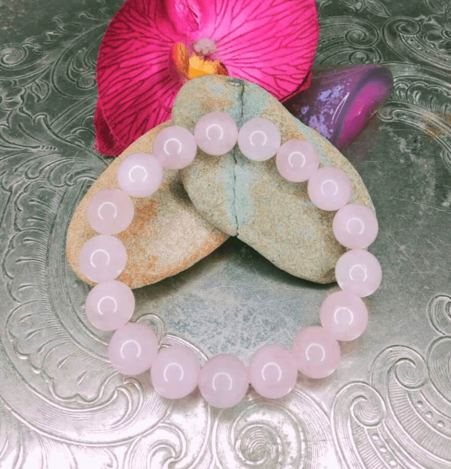 Rose Quartz Bracelet For Love - Spirit and Stardust