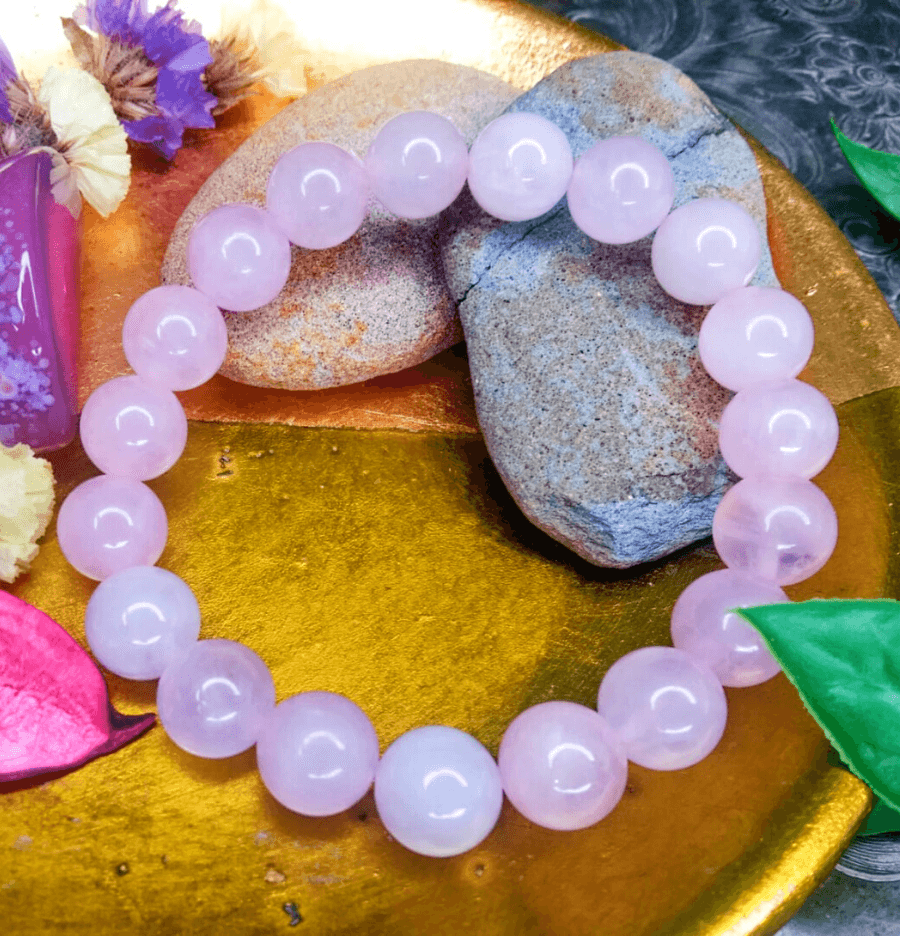 Rose Quartz Bracelet For Love - Spirit and Stardust