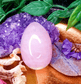 Rose Quartz Crystal Egg - Spirit and Stardust