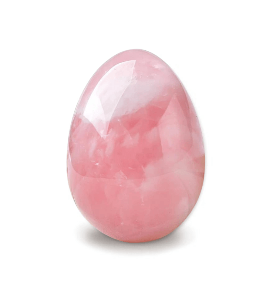 Rose Quartz Crystal Egg - Spirit and Stardust