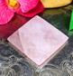 Rose Quartz Crystal Pyramid - Spirit and Stardust