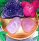 Rose Quartz Palm Stone For Love - Spirit and Stardust