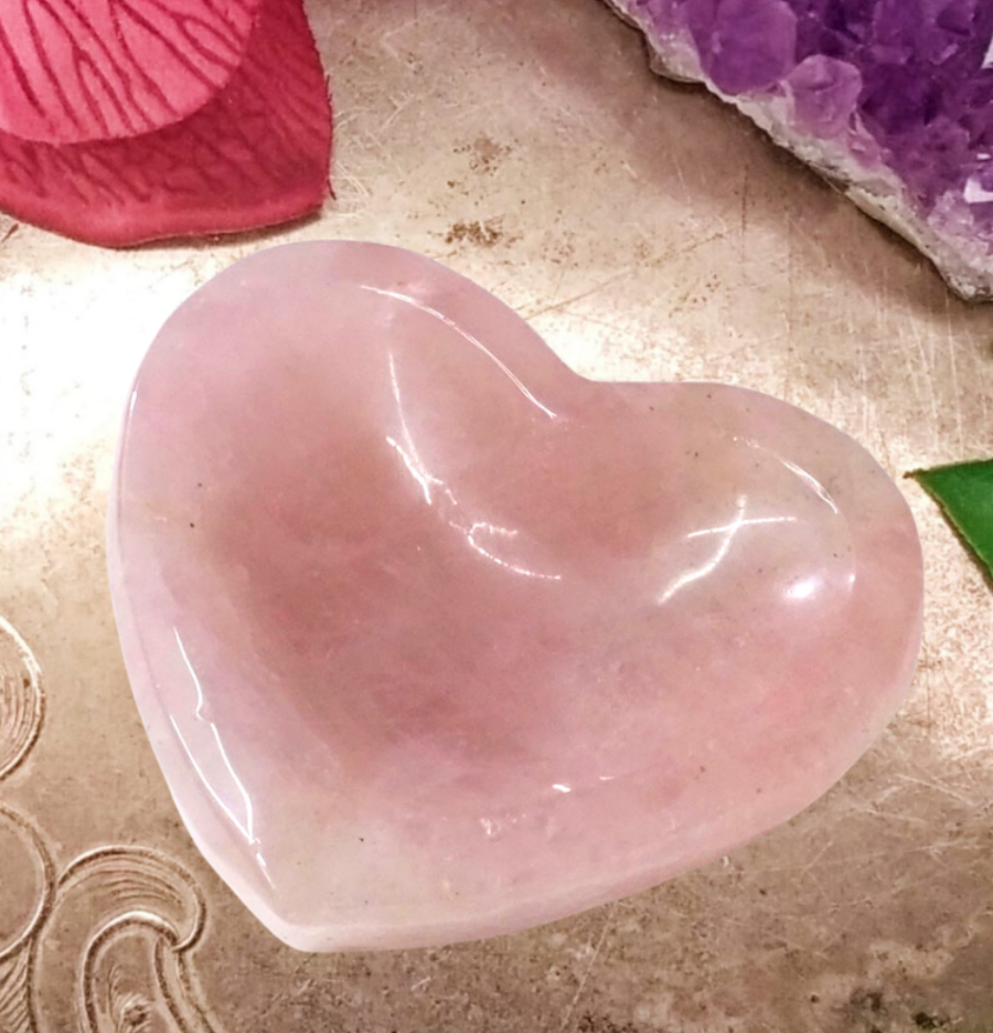 Rose Quartz Bowl (Heart)