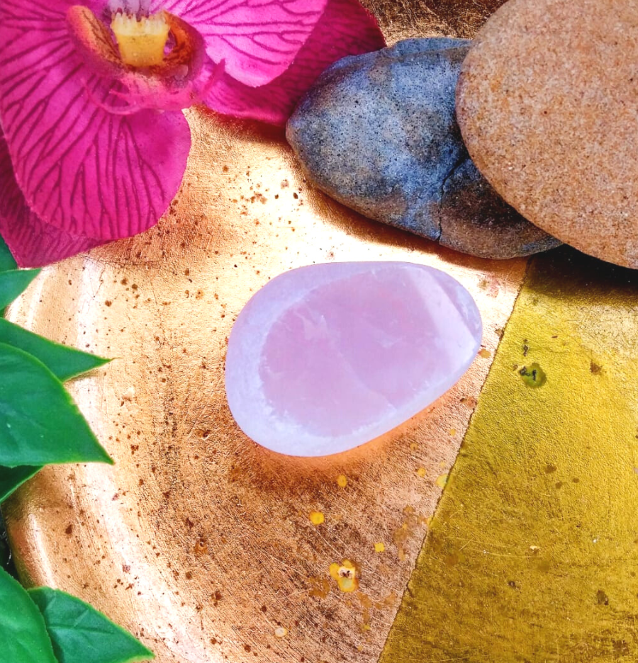 Rose Quartz Seer Stone - Spirit and Stardust