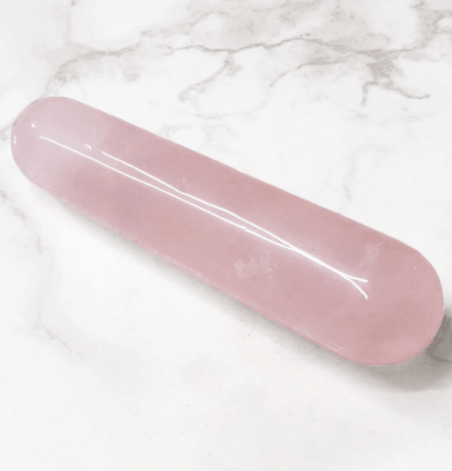 Rose Quartz Massage Wand (Round) - Spirit and Stardust