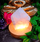 Rough Raw Clear Quartz Point Lamp - Spirit and Stardust