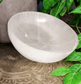 Beautifully Carved and Polished White Selenite Bowl (Medium) - Spirit and Stardust