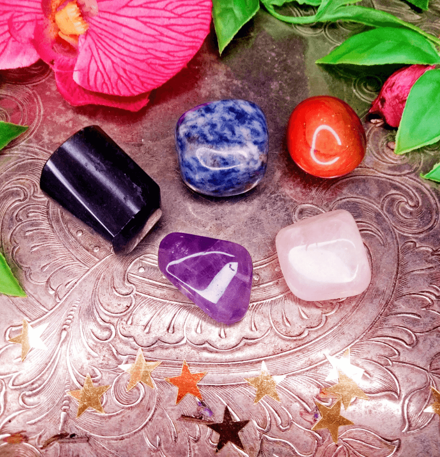 Scorpio Zodiac Crystal Healing Set - Spirit and Stardust