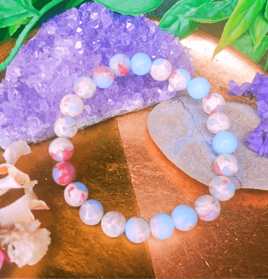 Sea Sediment Jasper Healing Bracelet for Joy - Spirit and Stardust