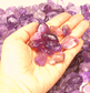 Amethyst and Selenite Bowl Lamp - Spirit and Stardust