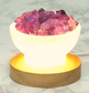 Amethyst and Selenite Bowl Lamp - Spirit and Stardust