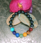 Seven Chakra and Hematite Bracelet