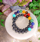 Seven Chakra and Hematite Bracelet
