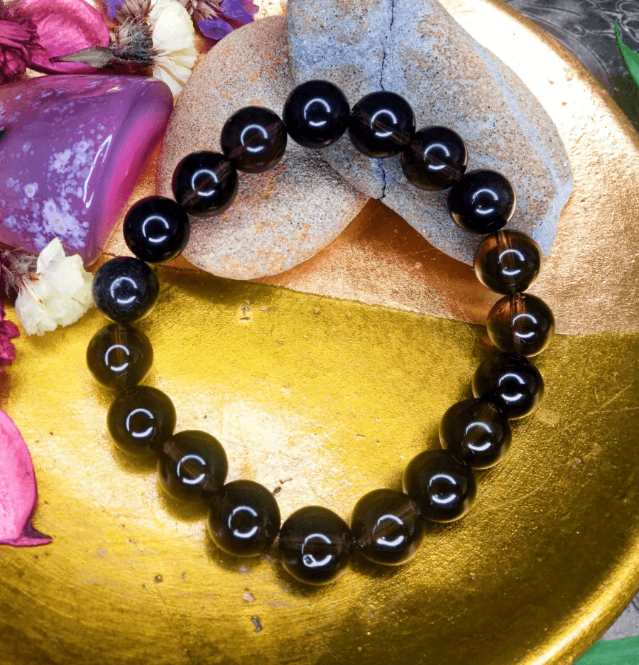 Smoky Quartz Bracelet For Anxiety Relief - Spirit and Stardust
