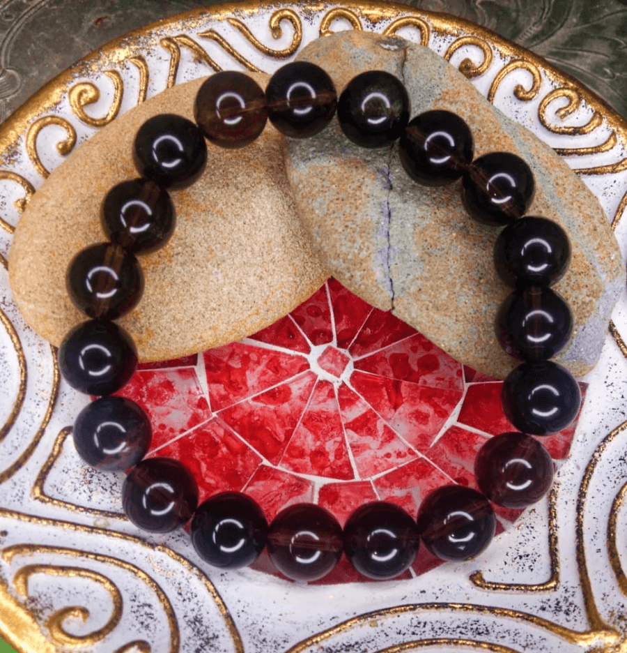 Smoky Quartz Bracelet For Anxiety Relief - Spirit and Stardust