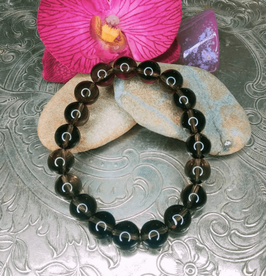 Smoky Quartz Bracelet For Anxiety Relief - Spirit and Stardust