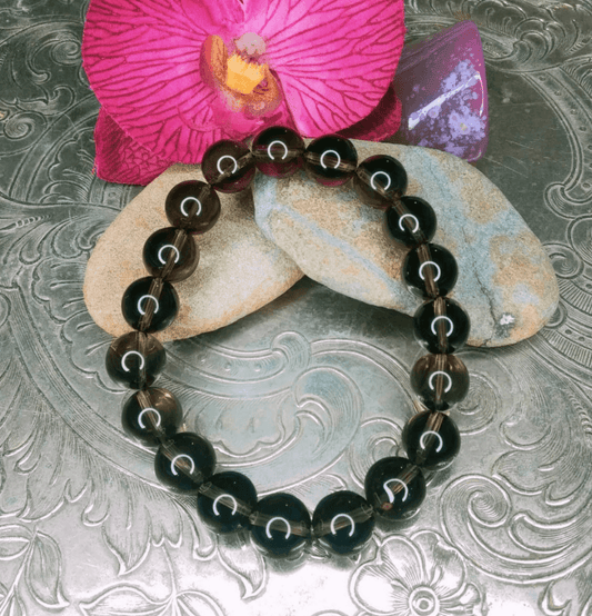 Smoky Quartz Bracelet For Anxiety Relief - Spirit and Stardust