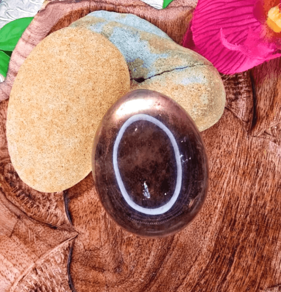 Smoky Quartz Crystal Egg - Spirit and Stardust