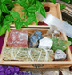 Spiritual Growth and Consciousness Development Raw Crystal Healing Set in Gift Box - Spirit and Stardust