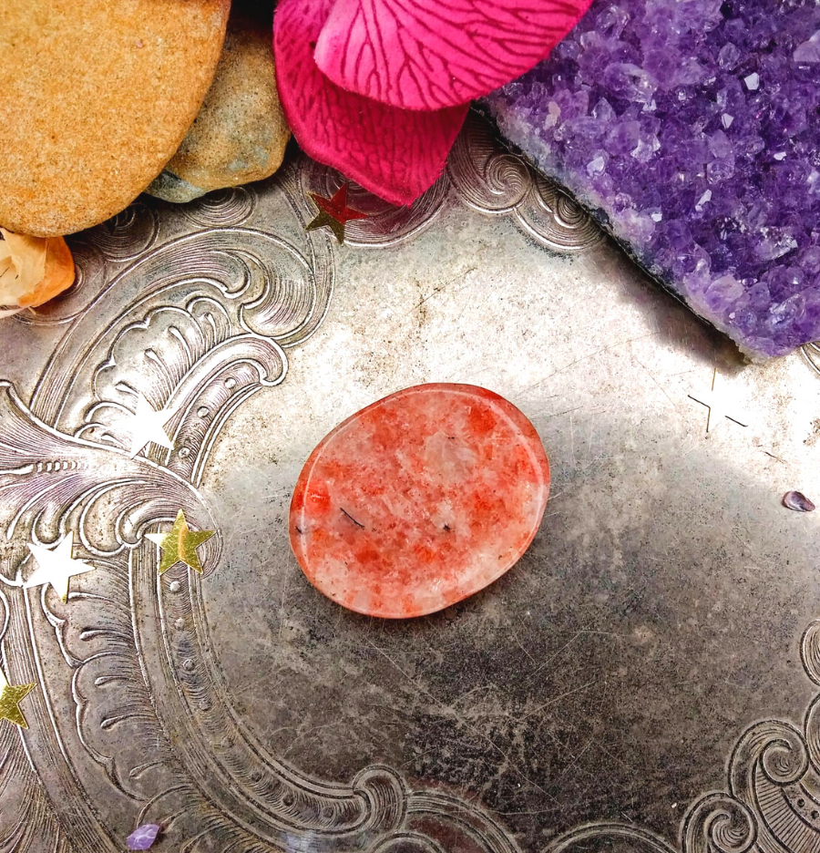 Sunstone Worry Stone