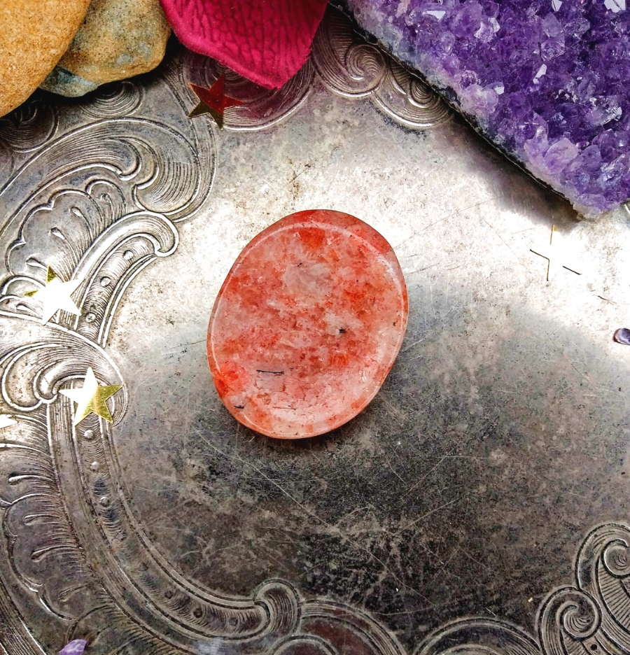 Sunstone Worry Stone