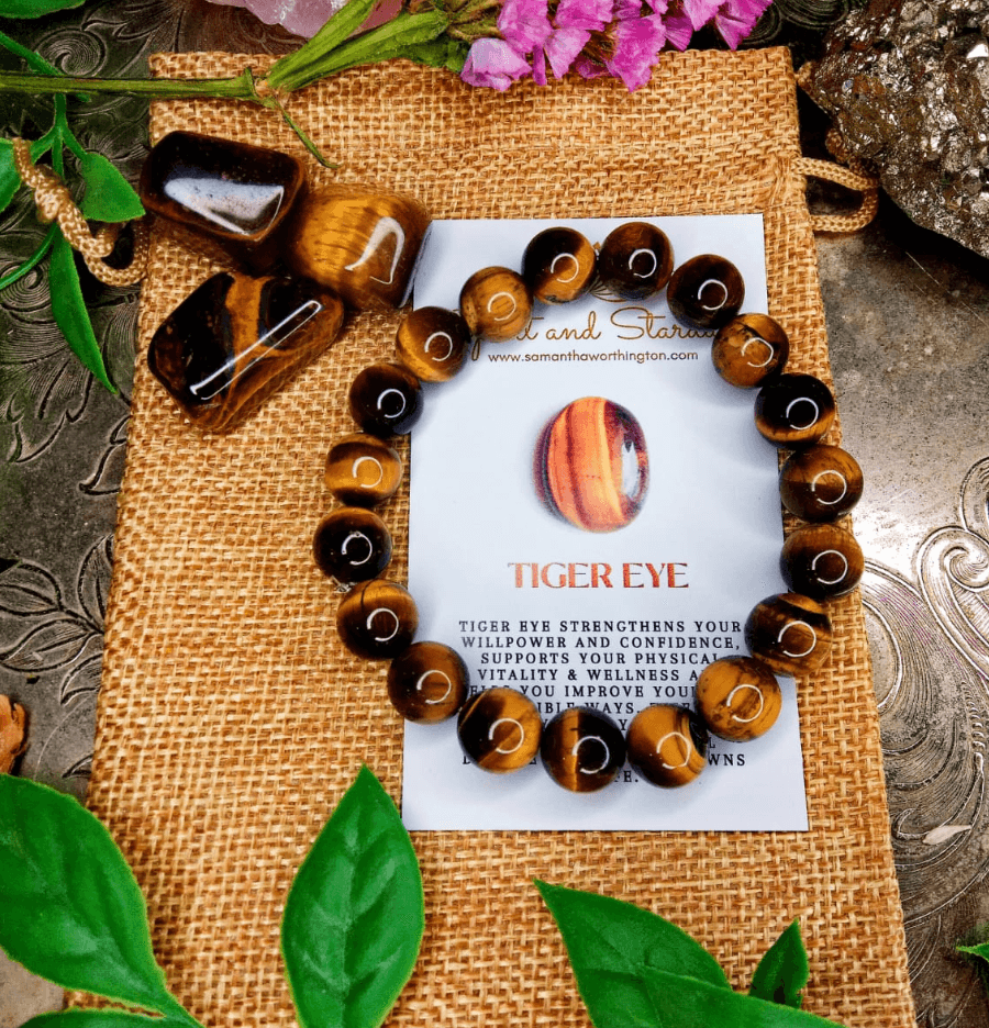 Tiger's Eye Bracelet For Courage - Spirit and Stardust