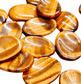 Tiger's Eye Crystal Worry Stone - Spirit and Stardust