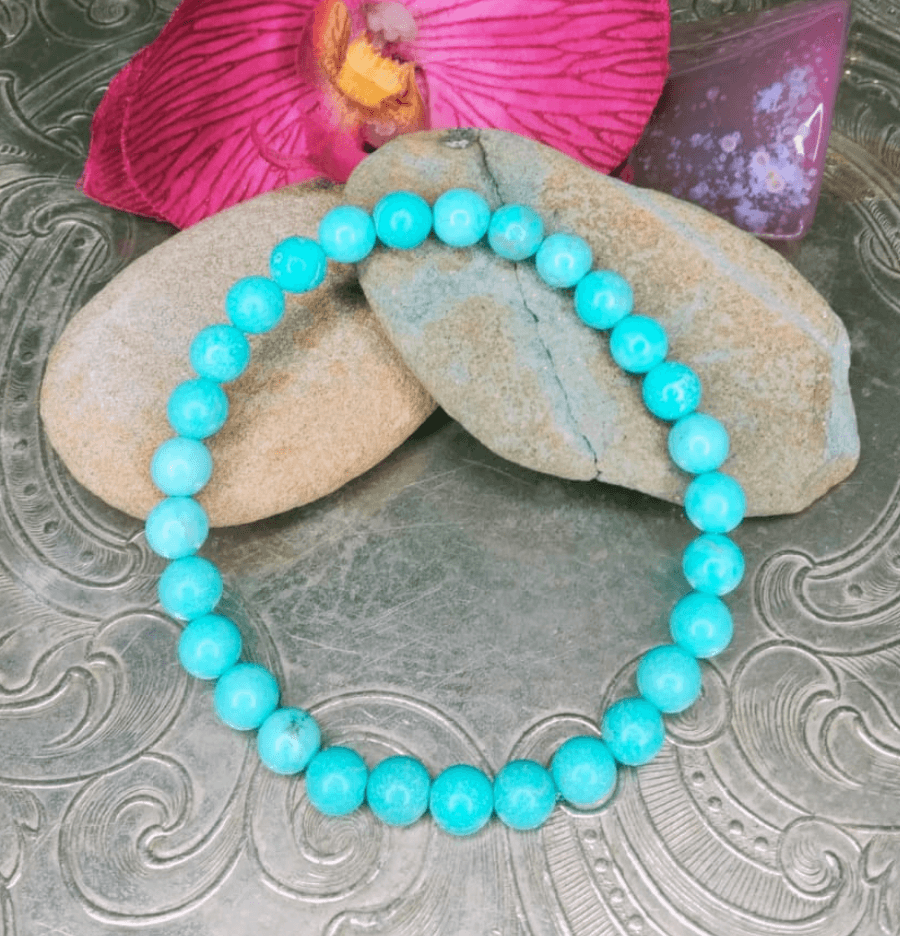 Turquoise Bracelet For Renewal (6mm Beads) - Spirit and Stardust