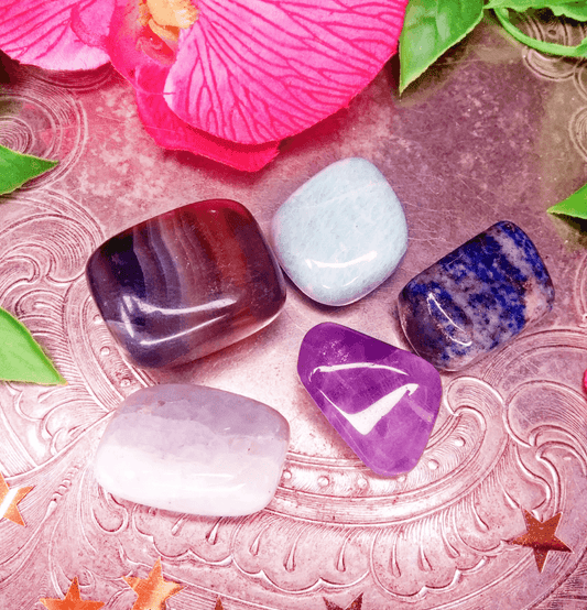 Virgo Zodiac Crystal Healing Set - Spirit and Stardust