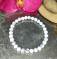 White Howlite Bracelet For Peace (6mm Beads) - Spirit and Stardust