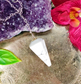 White Howlite Crystal Hexagon Pendulum - Spirit and Stardust