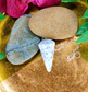 White Howlite Crystal Hexagon Pendulum - Spirit and Stardust