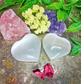 White Selenite Heart (70mm)