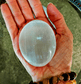 White Selenite Palm Stone For Recharging - Spirit and Stardust