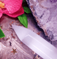 Large Polished White Selenite Crystal Pencil Wand - Spirit and Stardust