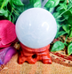 White Selenite Sphere