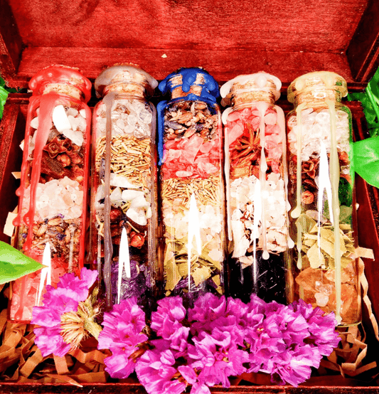 Reiki Light Infused Spell Jars - Spirit and Stardust